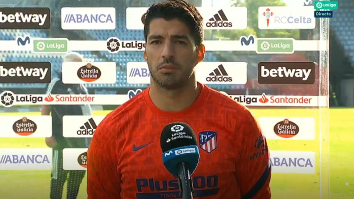 Luis Suárez analiza la victoria ante el Celta