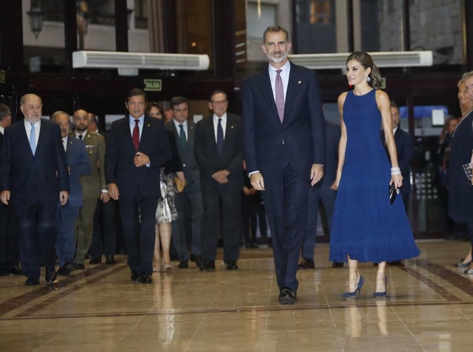 Los Reyes asisten al concierto de la Fundación Princesa de Asturias en el Auditorio Príncipe Felipe