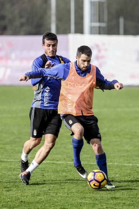 Entrenamiento del Real Oviedo.