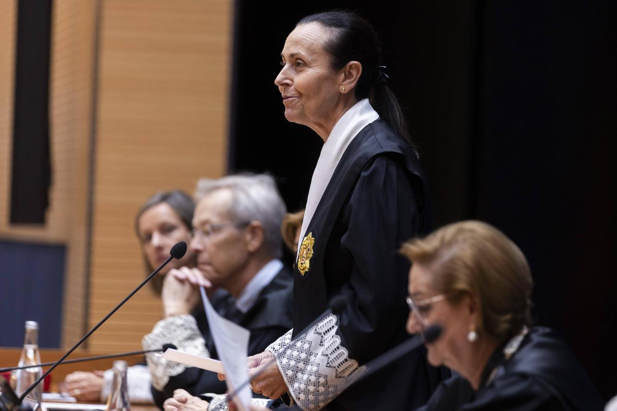 La presidenta del TSJCV, Pilar de la Oliva, en una imagen de archivo.