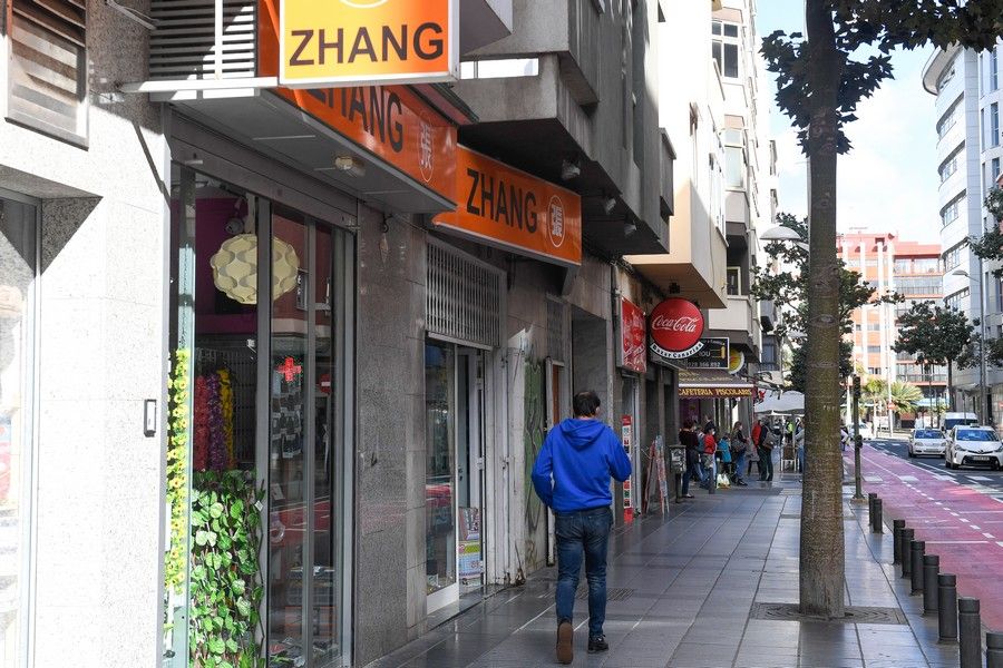 Comercios chinos en la capital grancanaria