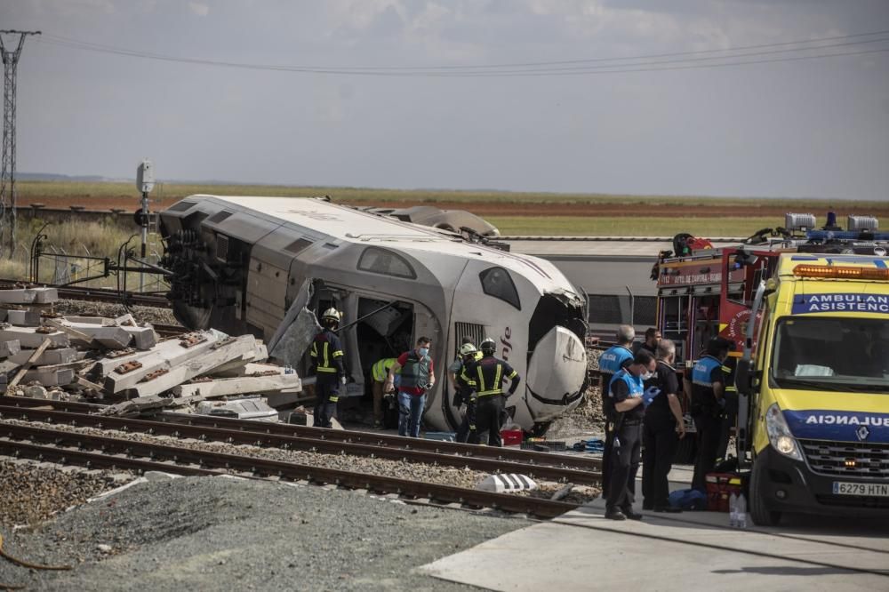 Accidente de tren en Zamora.