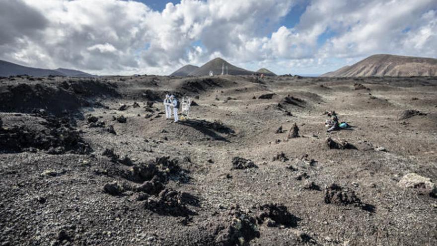 El lugar elegido en Lanzarote por la Agencia Espacial Europea para llevar a cabo paseos lunares.