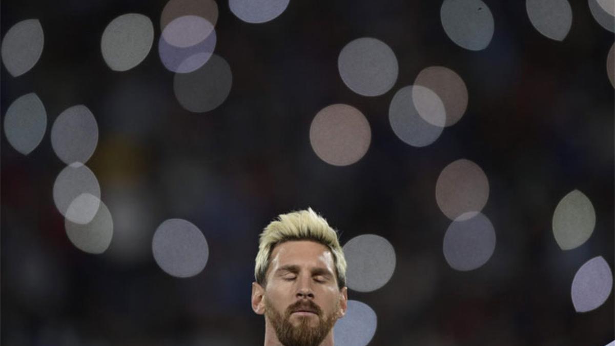 Messi, estrella argentina del FC Barcelona