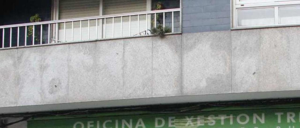 La sede de la oficina de gestión tributaria, en Eduardo Vincenti. // S.Á.