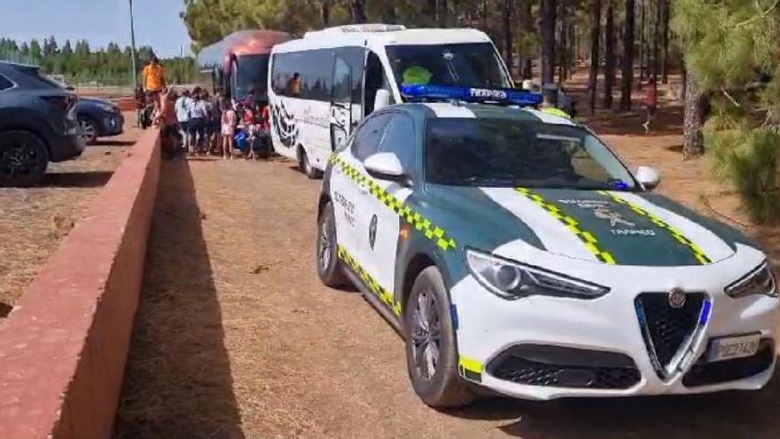 Desalojo de 80 personas del campamento El Garañón