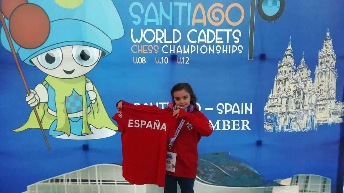 Laura Herrero compite en el Mundial sub 8