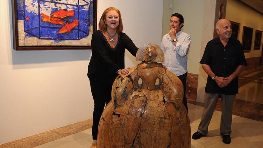 Manolo Valdés, &#039;De paso&#039;  por el Museo de Bellas Artes