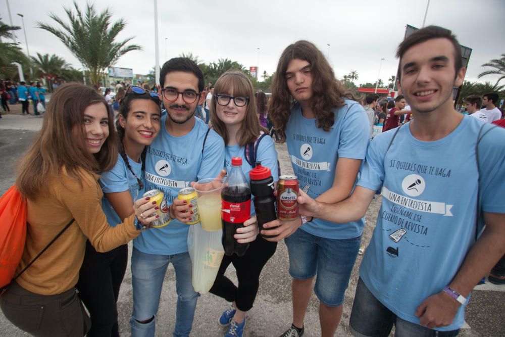 Miles de estudiantes en la macrofiesta universitar