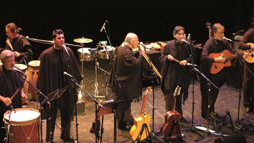 El histórico grupo Quilapayún, el miércoles en la plaza de la Catedral