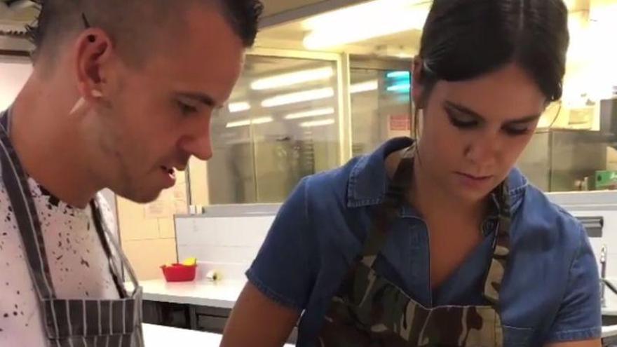 Cristina Pedroche concursa en su propio talent de cocina con su marido Dabiz Muñoz como juez