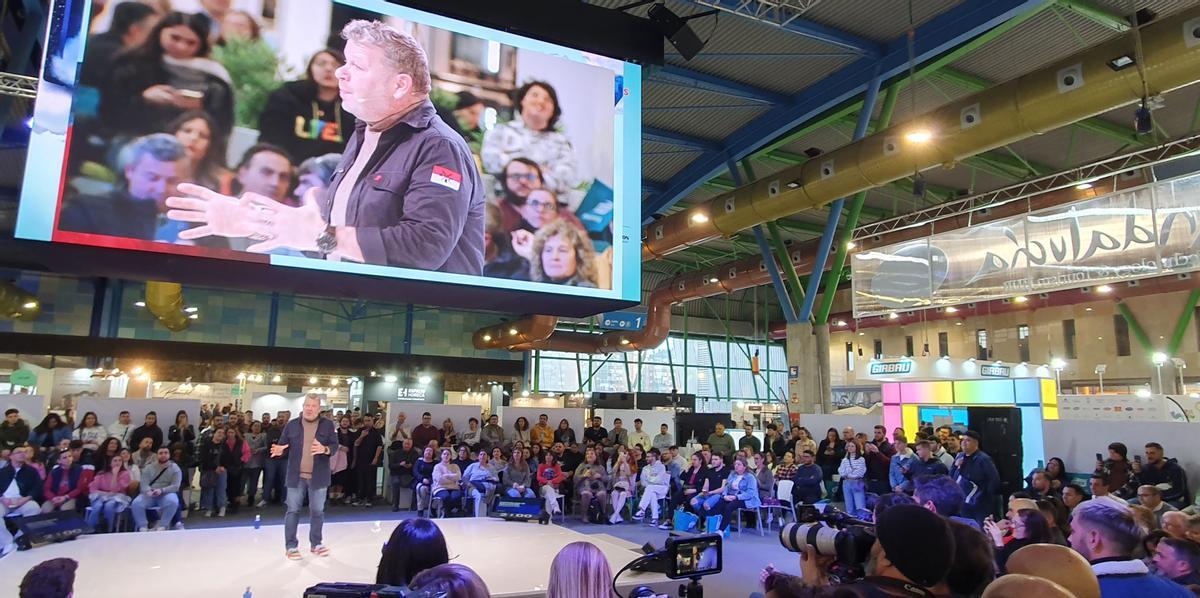 Alberto Chicote, durante la conferencia inaugural del Salón H&T en el Main Stage..