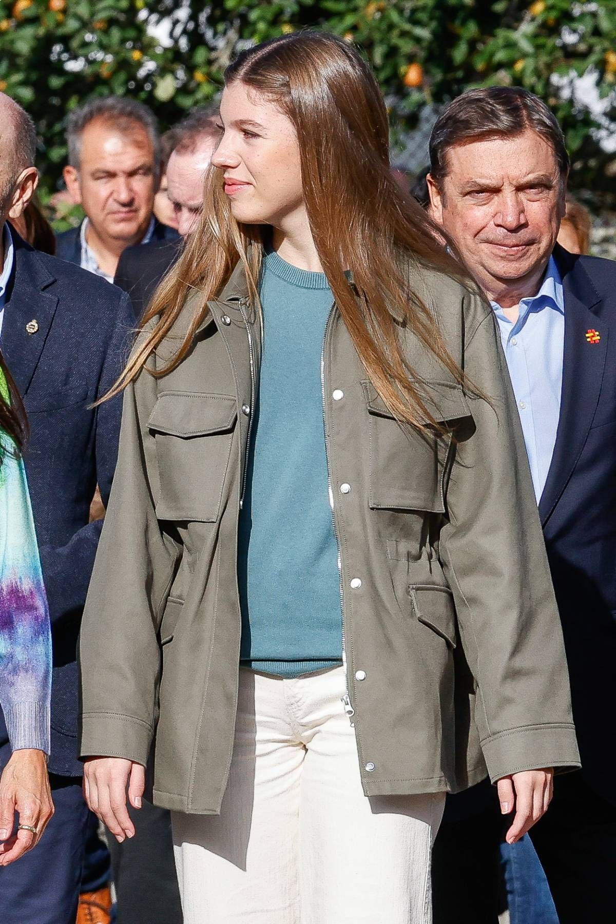 La infanta Sofía en la visita al Pueblo Ejemplar 2023