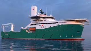 El revolucionario barco que se construirá en Castropol de apoyo a parques eólicos marinos