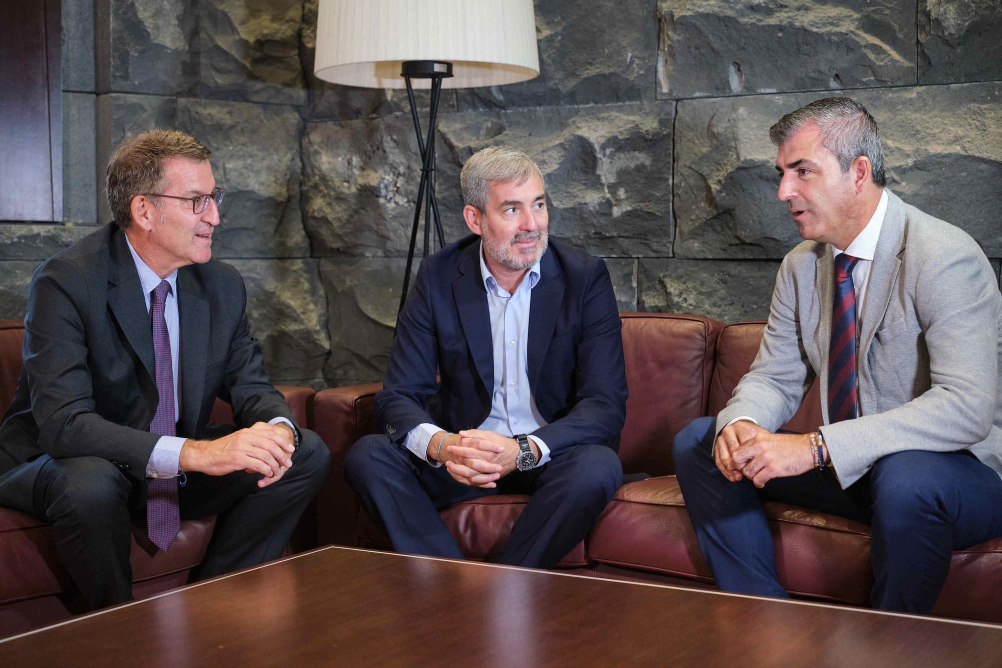 Reunión entre Fernando Clavijo y Alberto Núñez Feijoó