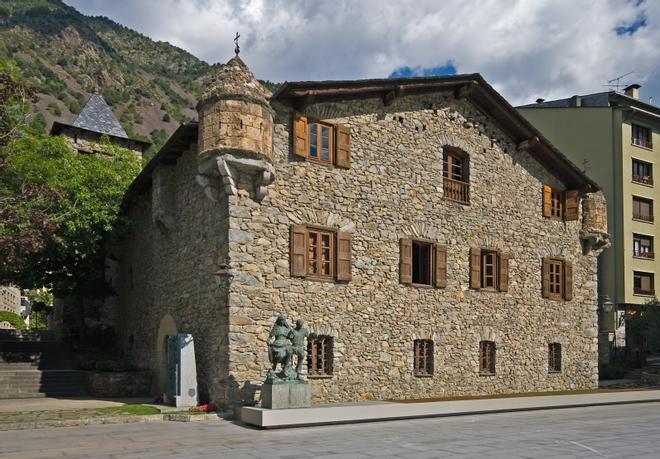 Exterior de la Casa de la Vall, en Andorra