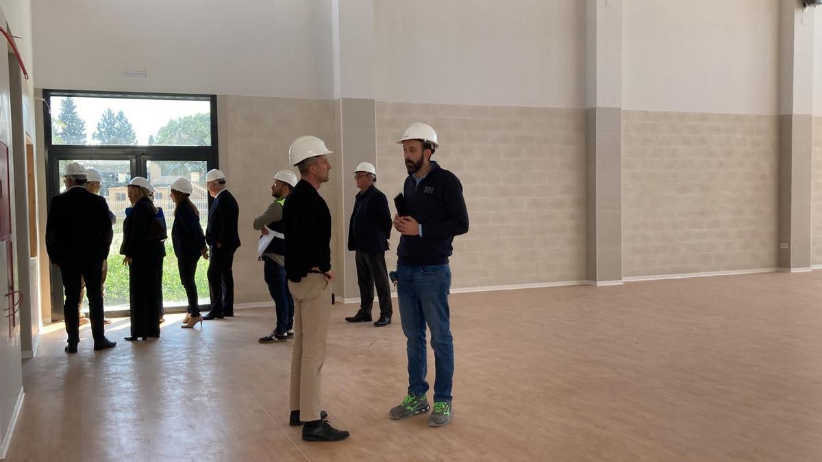 Gimnasio del nuevo centro de Infantil y Primaria de Almoradí