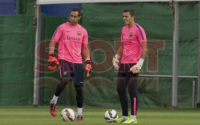 Las mejores imágenes del entrenamiento del Barça