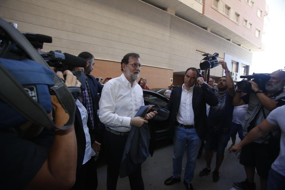 Mariano Rajoy empieza a trabajar en el Registro de la Propiedad de Santa Pola