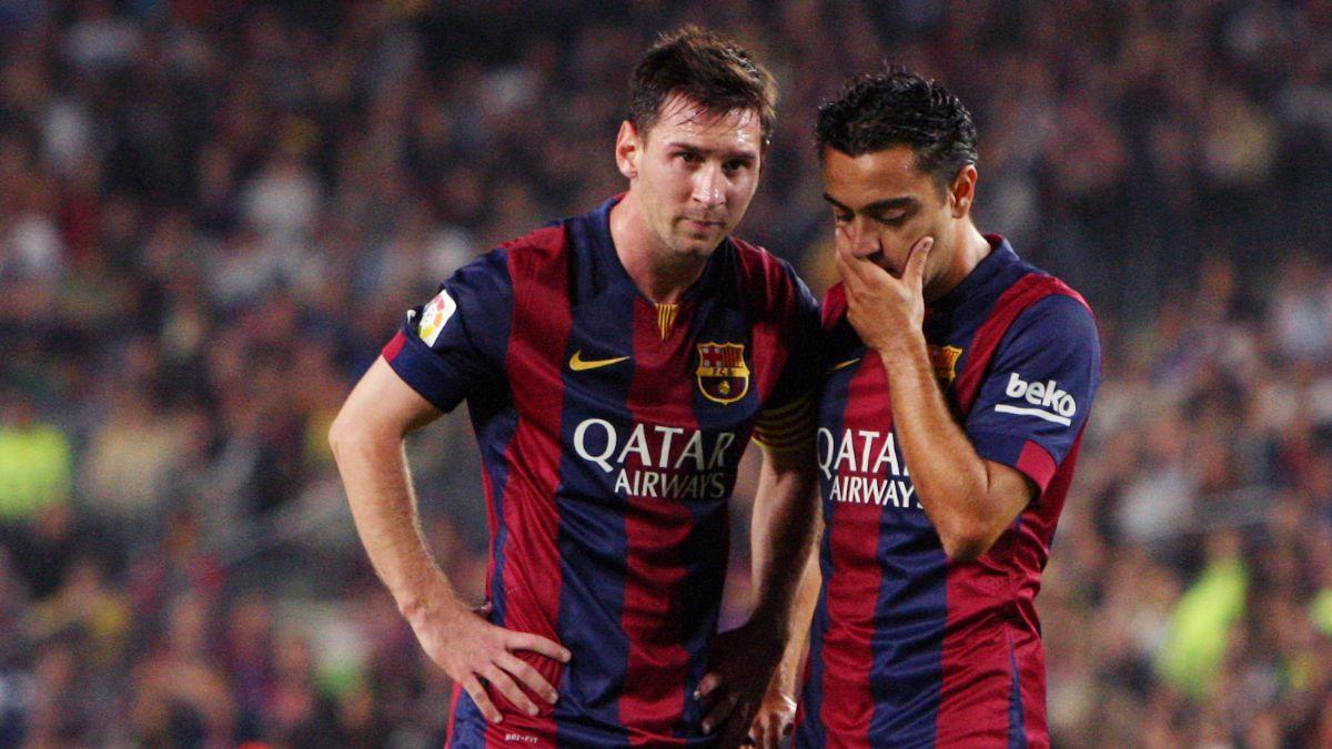 Xavi y Leo Messi siempre han tenido una excelente sintonía futbolística sobre el terreno de juego
