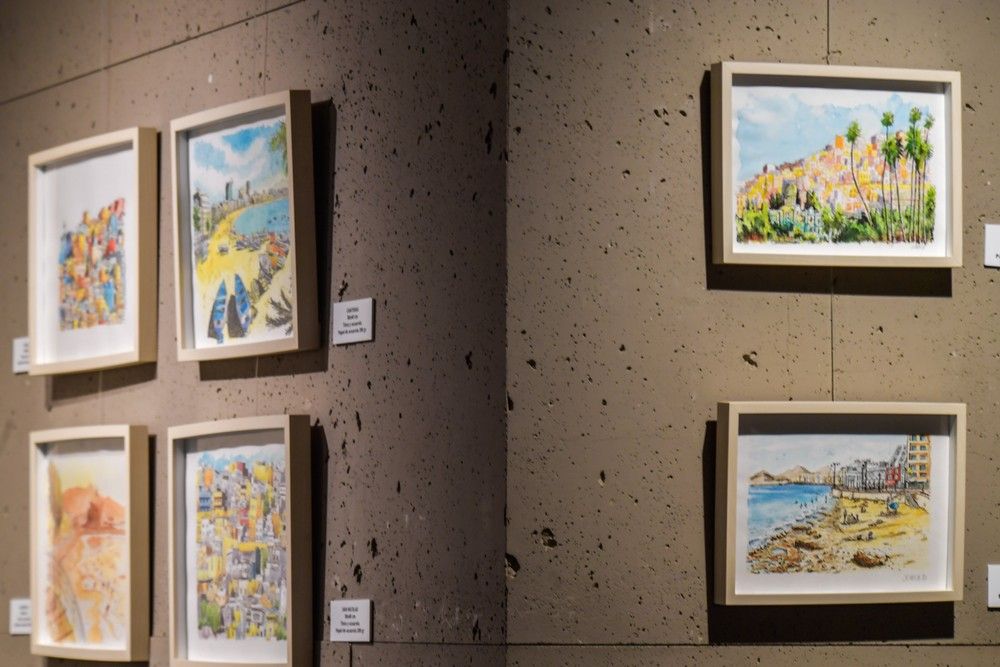 Exposición de ilustraciones de Las Palmas de Gran Canaria