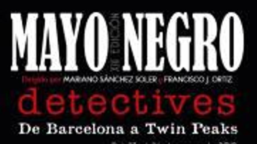 El cartel de Mayo Negro fusiona la ciudad de Barcelona y Twin Peaks.