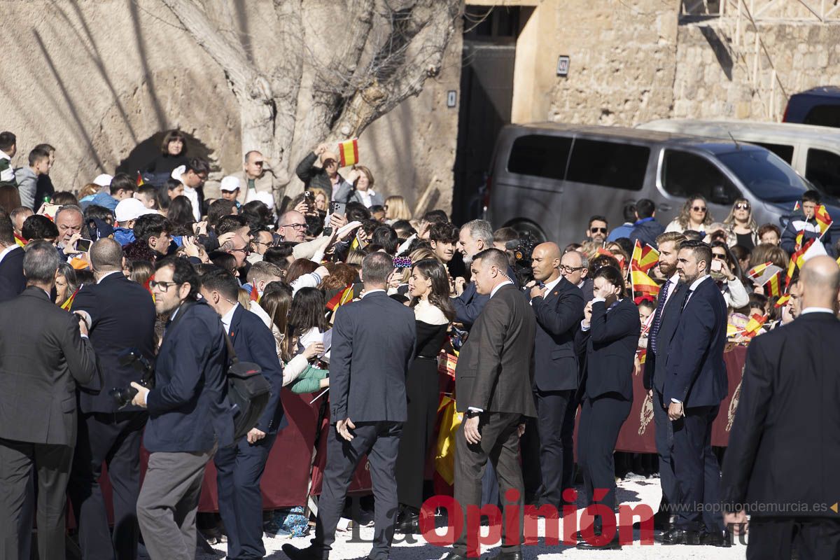 Visita de los reyes de España a Caravaca (explanada de la Basílica)