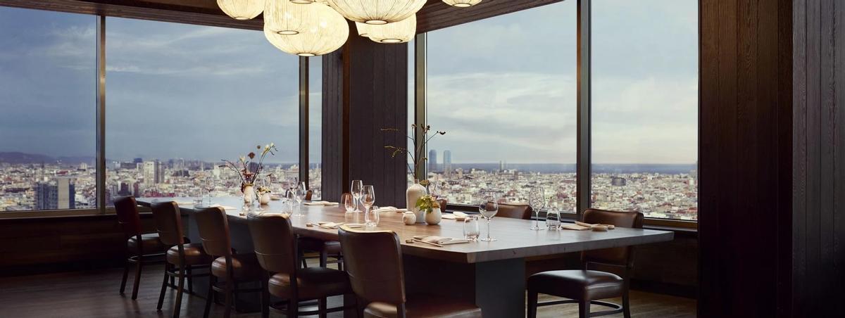 Nobu Restaurante en Barcelona, con una espectaculares vistas a la ciudad condal