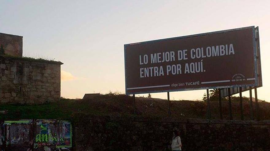 El anuncio que imita la publicidad de &#039;Narcos&#039;.