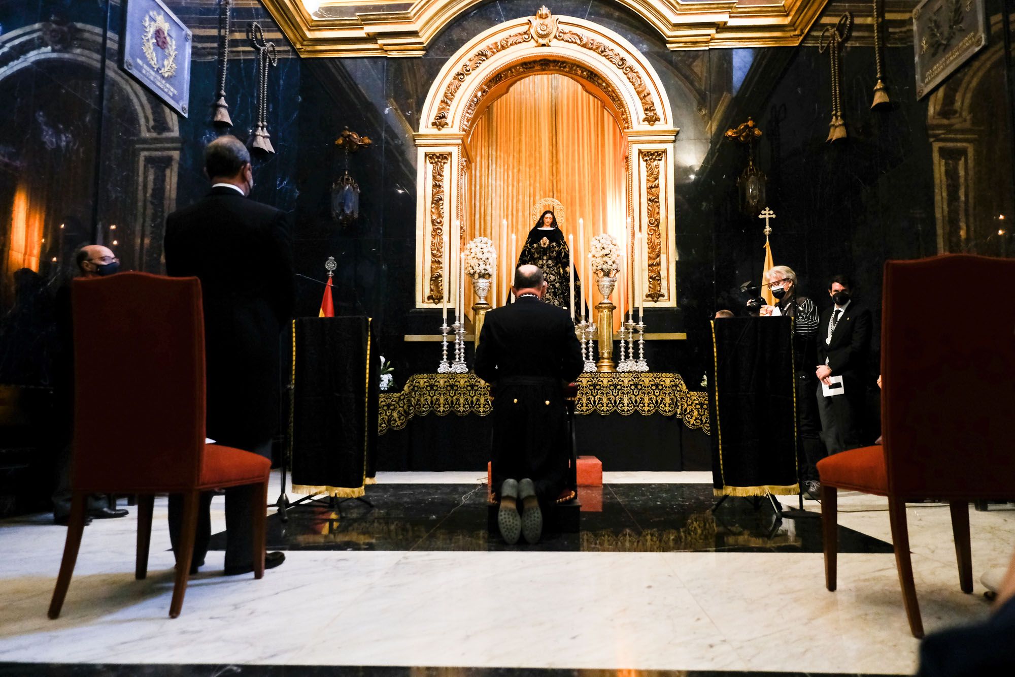 Celebración de la Soledad de María en Santo Domingo | Semana Santa de Málaga 2021