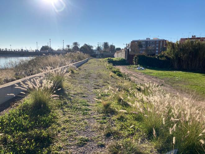 Así está actualmente el Parc de Desembocadura de Nazaret