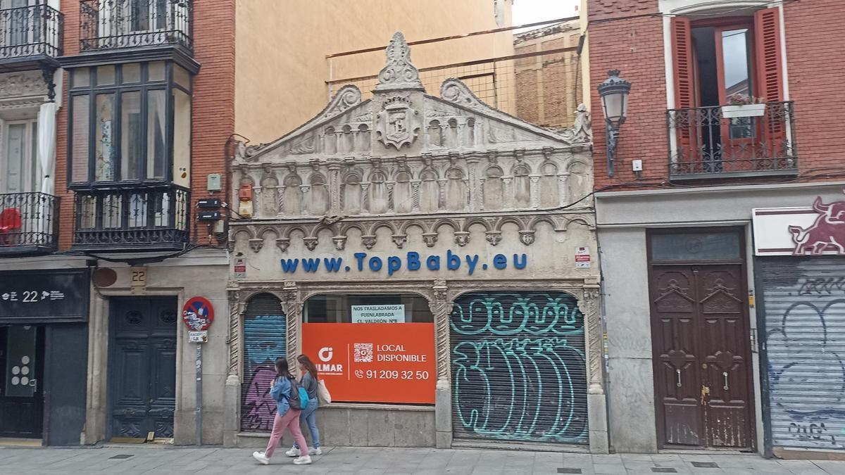 Vista del edificio histórico de Concepción Jerónima que ha sido puesto en alquiler.