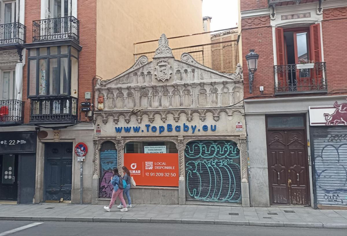 Vista del edificio histórico de Concepción Jerónima que ha sido puesto en alquiler.