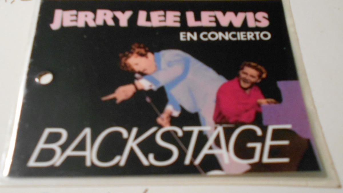 Pase de back stage del concierto de Jerry Lee Lewis en València.