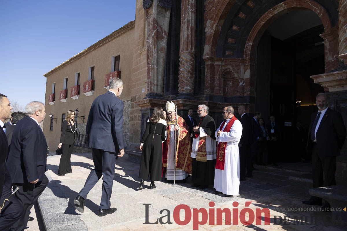 Visita de los reyes de España a Caravaca (explanada de la Basílica)