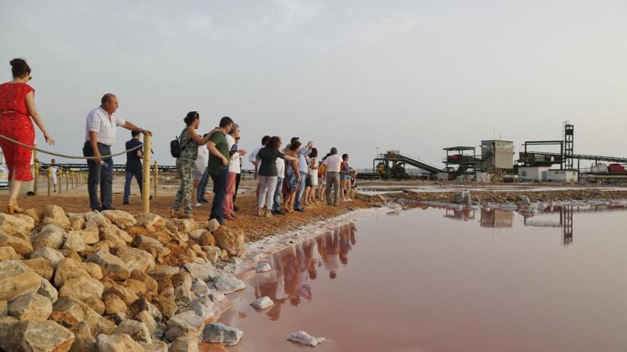 Visita institucional a la nueva ruta turística de las salinas de Torrevieja