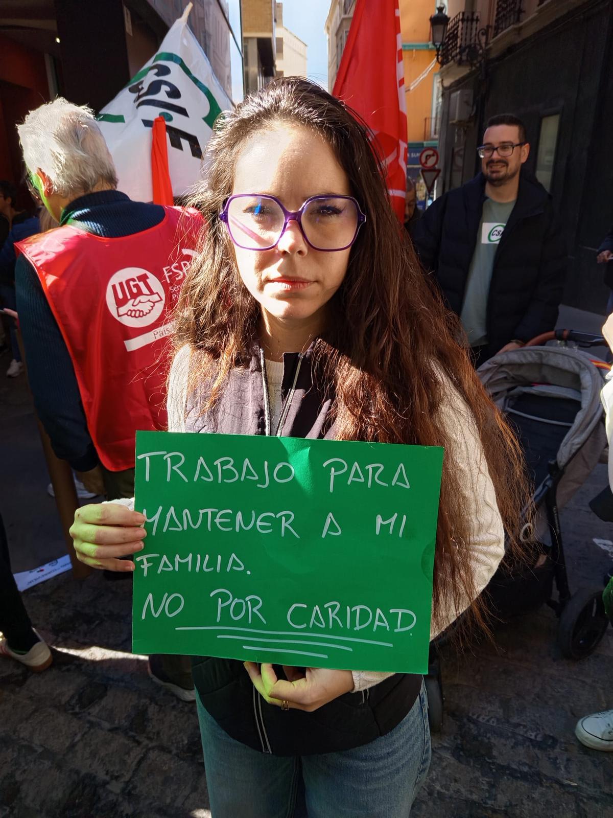 Atenea Tortosa, trabajadora de la residencia CAMP Santa Faz