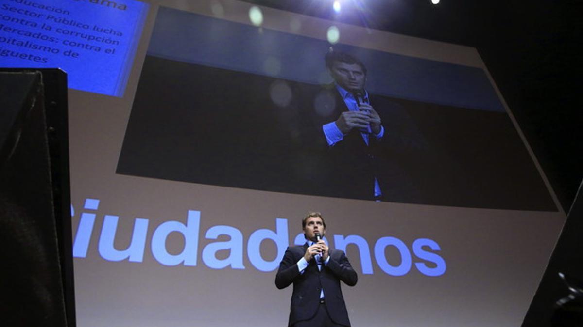 Albert Rivera ha presentado esta tarde en Madrid el segundo eje del programa económico de Ciudadanos