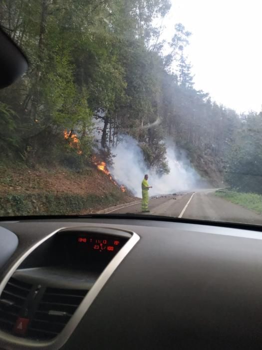 Alarma en Valdés por un incendio