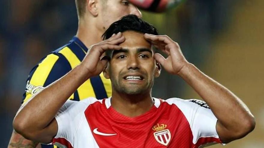 El Mónaco no tendrá a Falcao para la eliminatoria Champions ante el Villarreal