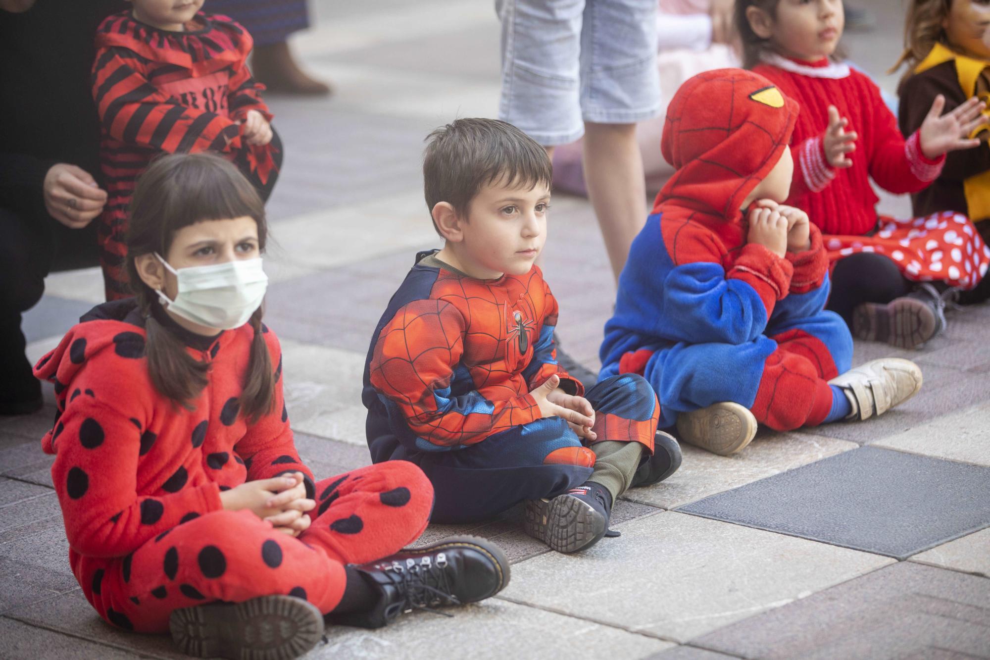 Sa Rueta llena de familias el centro de Palma