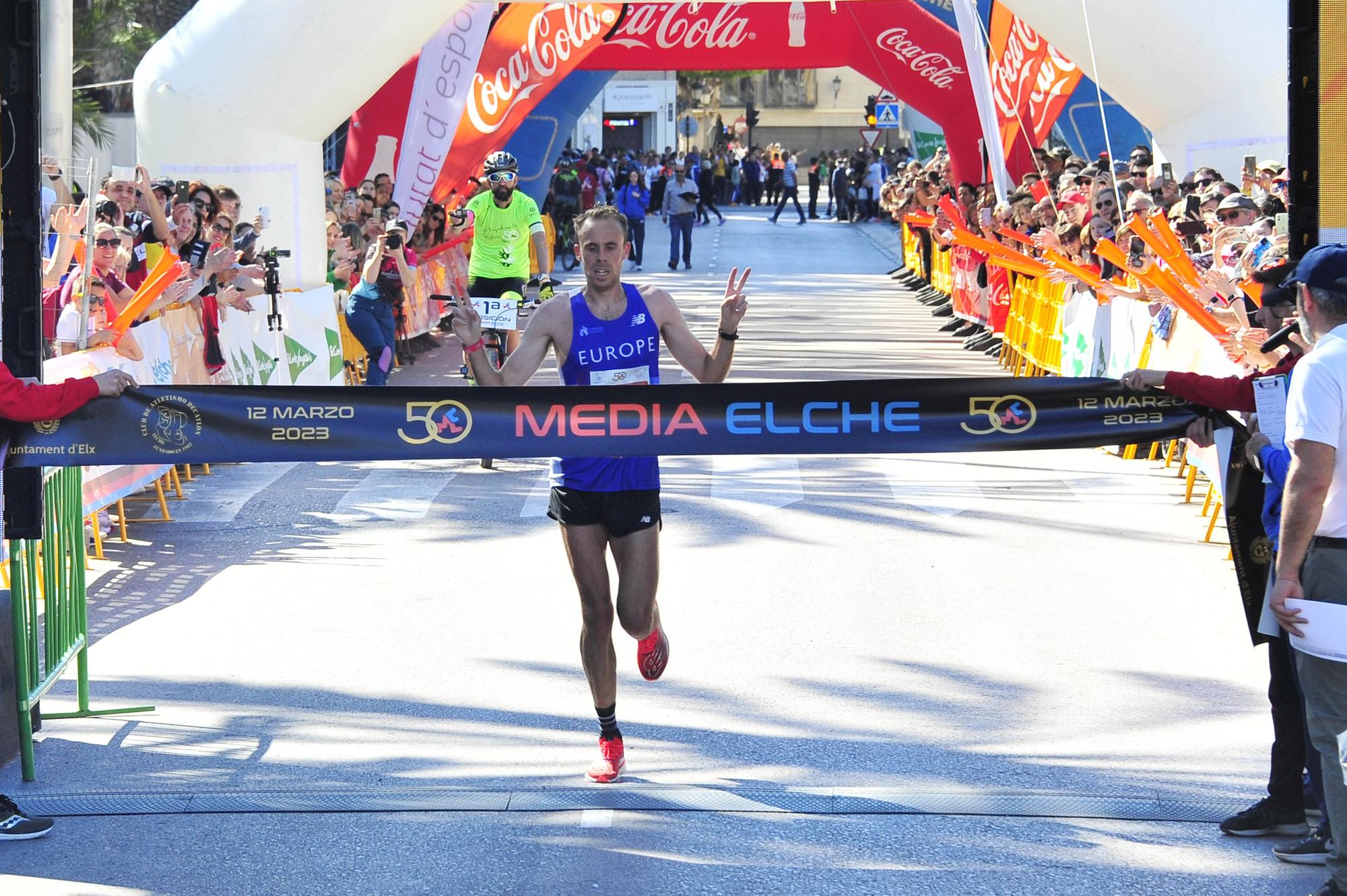 Un Medio Maratón de Elche marcado por el calor