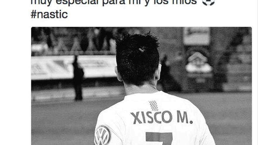 Imagen de Xisco de una de sus redes sociales.