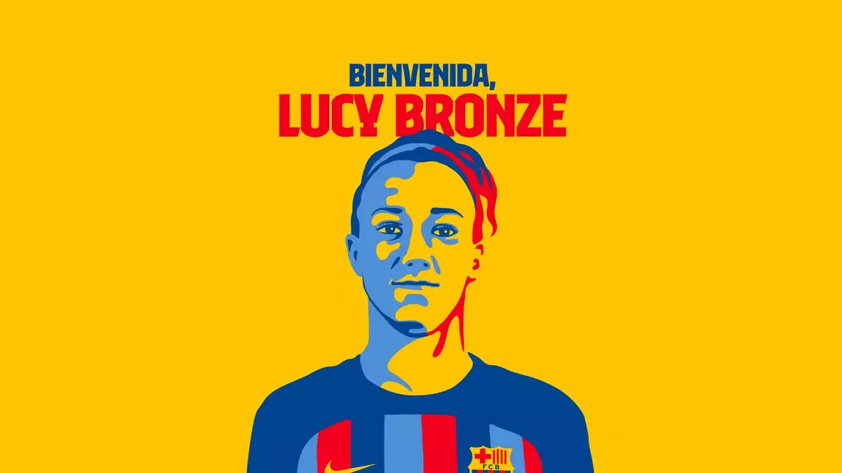 Lucy Bronze, presentada como nueva jugadora del Barça