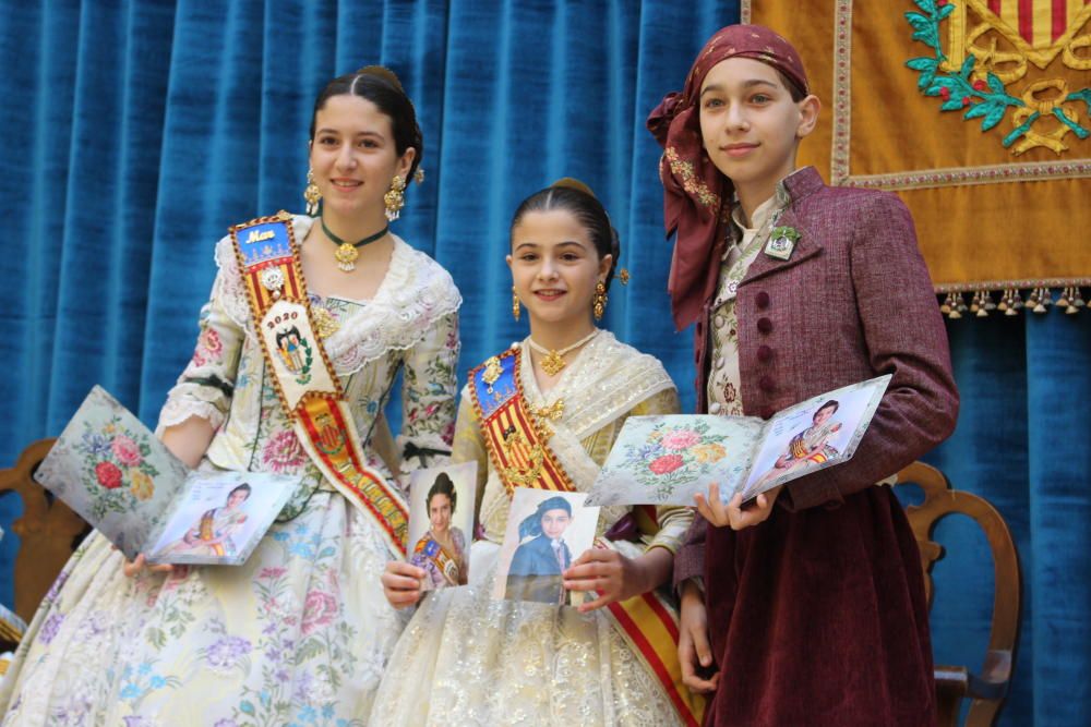 Estreno histórico de los niños falleros en el intercambio infantil