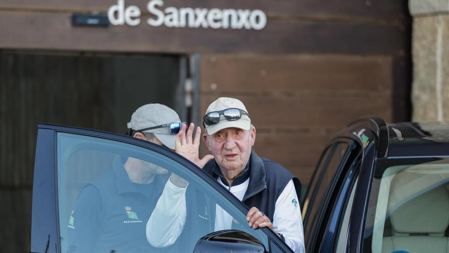 Juan Carlos I adelanta su viaje y llega este martes a Sanxenxo en su primera visita del año a Galicia