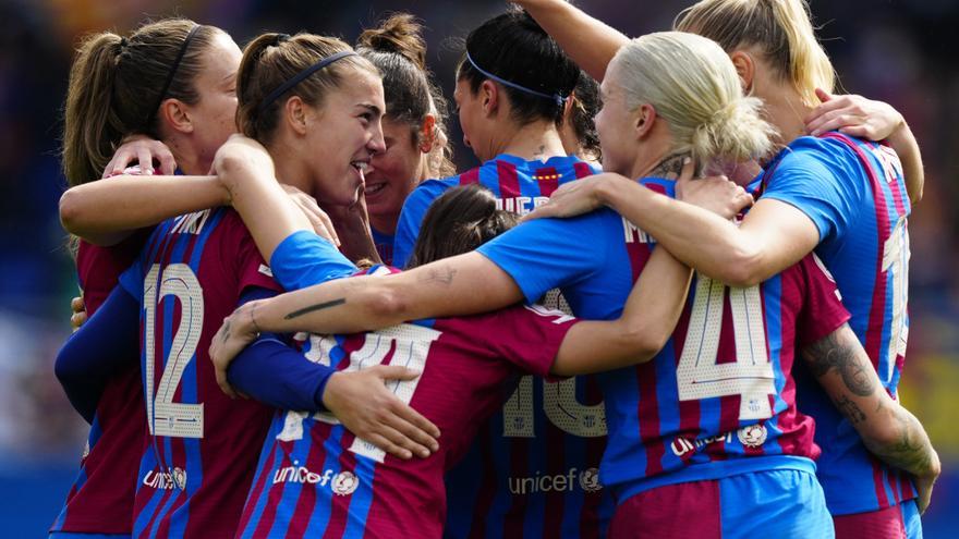 El Barça femení goleja el Reial Madrid i es proclama campió de Lliga (5-0)