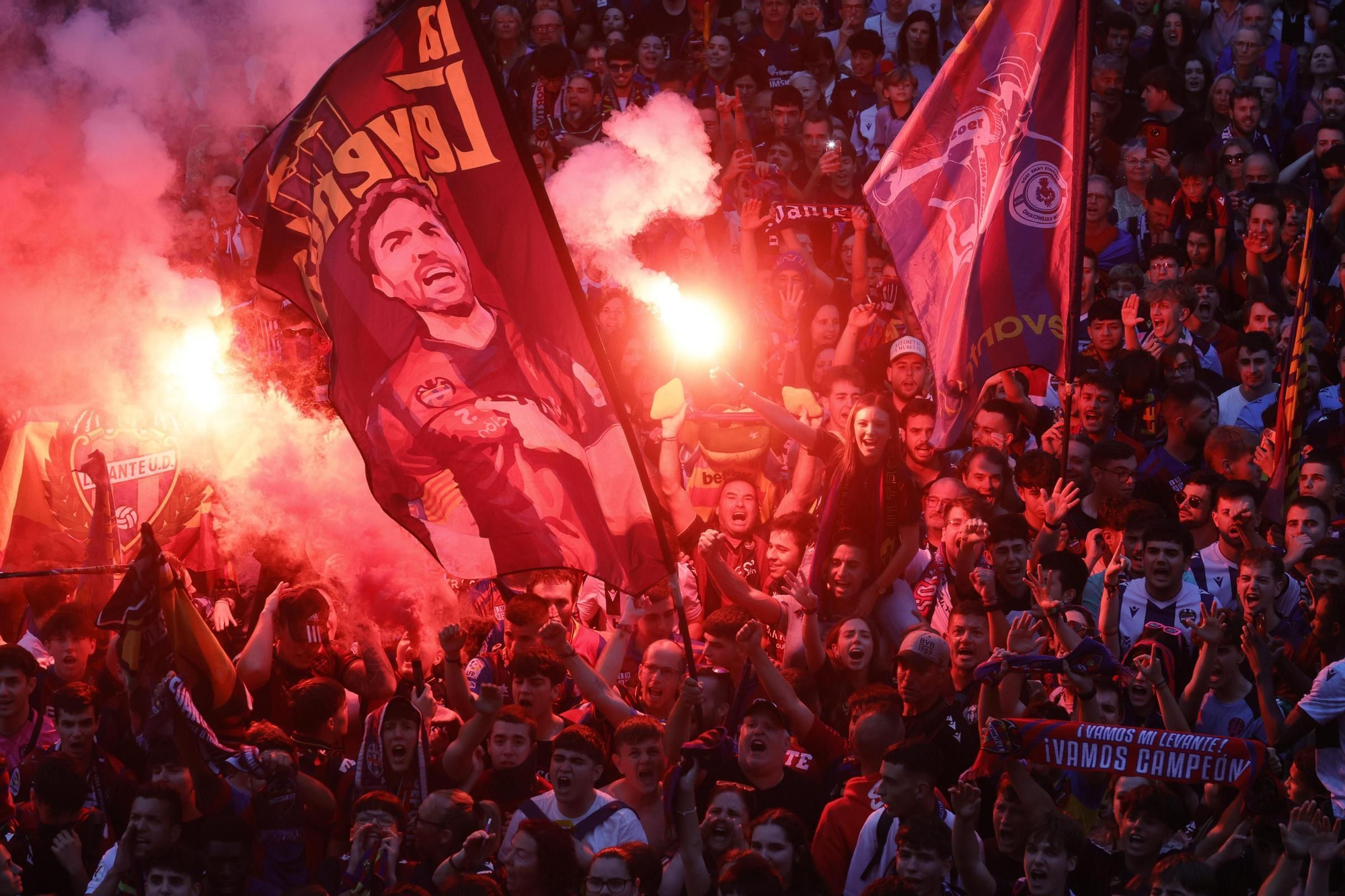 La celebración del ascenso del Levante UD, en imágenes