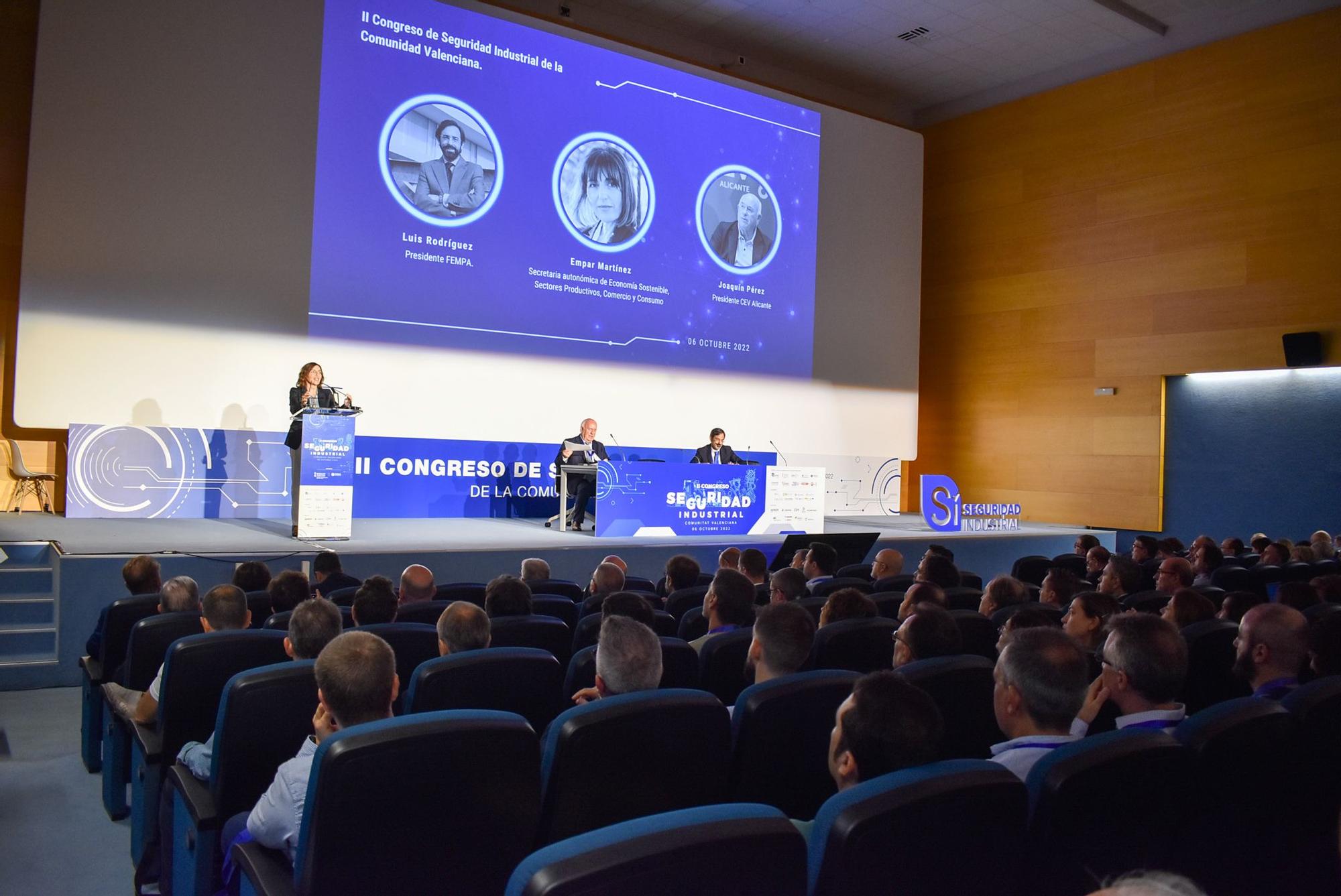 II CONGRESO DE SEGURIDAD INDUSTRIAL DE LA COMUNIDAD VALENCIANA, CELEBRADO EL 6 DE OCTUBRE EN ALICANTE