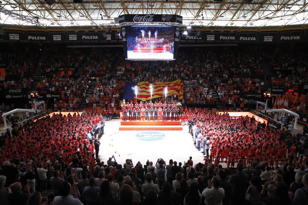 Todas las imágenes de la emotiva presentación del Valencia Basket 2016/17